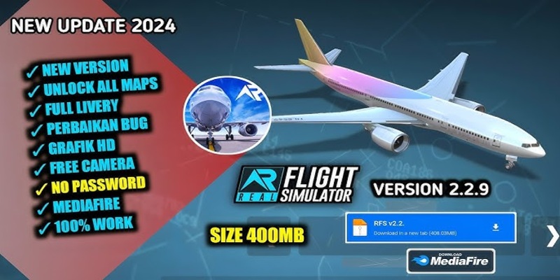 Cùng nhau chinh phục bầu trời rộng lớn cùng Rfs Real Flight Simulator mod apk