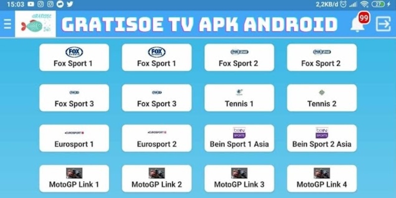 Gratisoe tv apk  - Kho phim khổng lồ với chế độ xem siêu net