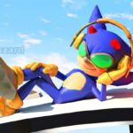 Blue monster rope game apk